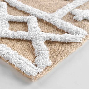 Tappeto beige in misto iuta 120x170 cm Medine – douceur d'intérieur