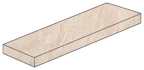 Piastrella da pavimento e rivestimento esterno 30 x 60 cm Sp. 9.5 mm rettificato Patagonia angolo in gres naturale beige opaco traffico medio (pei 2/5)