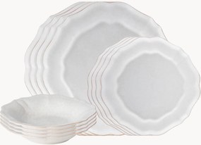 Servizio di piatti Impressions con piatto fondo, set da 12