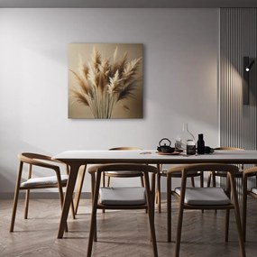 Quadro su tela – Steli delicati di erba pampas