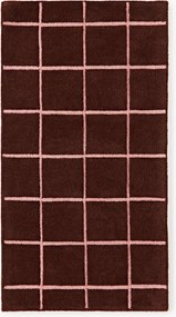 Tappeto in lana a pelo alto e basso tuftato a mano Kallie