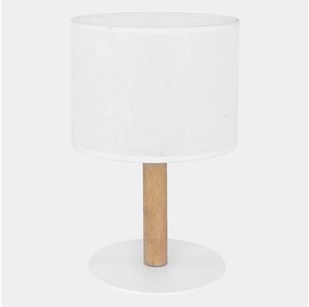 Lampada da tavolo DEVA 1xE27/60W/230V bianco/legno