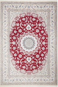 Nain Tappeto persiano 360x250 Rosso (Iran) Annodato A Mano