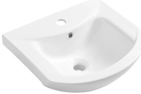 Aqualine - Lavabo da incasso ZERO 45,5x40 cm ceramica/bianca