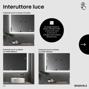 Specchio con luce LED F5