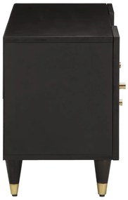 Mobile porta tv 105x33x46cm in legno massello di mango