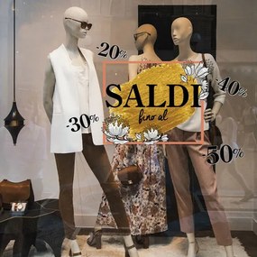 Saldi Eleganti | Vetrofania