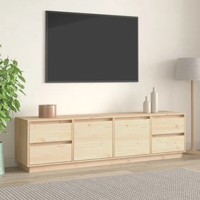 Mobile porta tv 176x37x47,5 cm in legno massello di pino