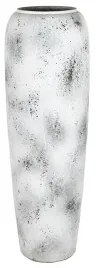Vaso Home ESPRIT Bianco Nero Ceramica 36 x 36 x 120 cm