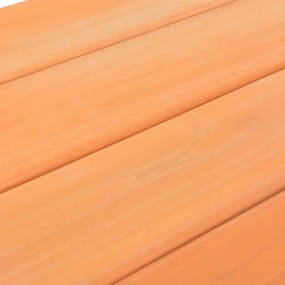 Tavolo e panche da picnic 89x79x50 cm legno massello di abete