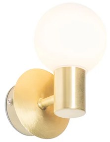 Lampada da parete smart oro IP44 con WiFi G9 - Cederic Up