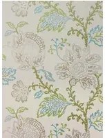 Nina Campbell Carta da parati Coromandel - Stone/ Green/ Aqua