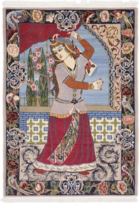 Isfahan Tappeto persiano 100 x 70 (Iran) Annodato A Mano