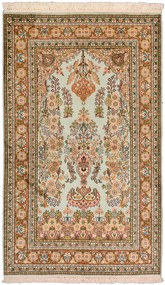 Cashmere Silk Tappeto 100 x 160 Beige (Indian) Annodato A Mano