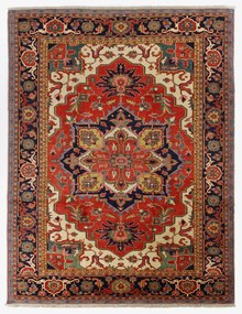 Heriz Tappeto 250 x 330 (Iran) Annodato A Mano
