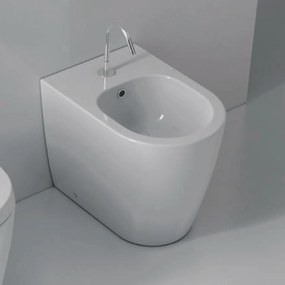 Bidet Da Terra Domus Falerii Bianco Lucido "Foglia Medium"