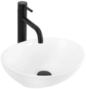 Lavabo da appoggio Rea Sofia Mini White