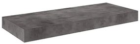Top per lavabo Neo SENSEA L 106 x H 10 x P 48.5 cm grigio cemento, stratificato, effetto pietra naturale