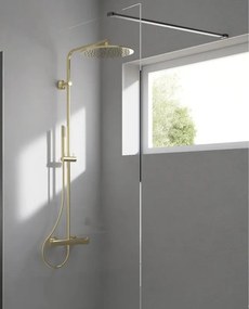 Colonna doccia con miscelatore Concept Air Brushed Gold