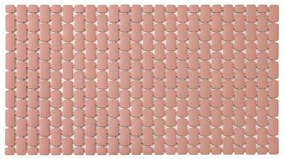 Tappetino antiscivolo doccia rosa 40x73 cm in plastica Spring