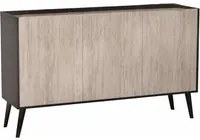 Madia di design con 3 ante in Truciolare cm 150x41,5x78 - THOMAS Colore: Pino Chiaro