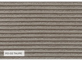 Divano letto angolare in velluto a coste beige Brave Dave - Miuform