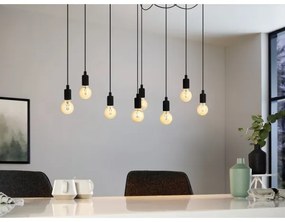 Eglo 43322 - Lampadario a sospensione con filo HOGSMILL 8xE27/40W/230V