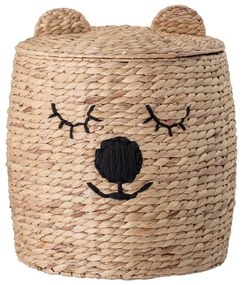 Cestino per bambini in giacinto d'acqua con coperchio , ⌀ 42 cm - Bloomingville Mini
