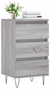 Credenza grigio sonoma 40x35x70 cm in legno multistrato