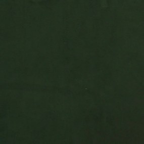 Poggiapiedi Verde Scuro 78x56x32 cm in Velluto