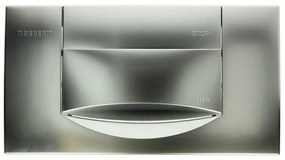 Placca di comando per wc sospeso GEBERIT Jazzlline cromo satin