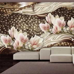 Fotomurale  Pearls and Magnolias  Colore Rosa, Dimensioni e Misure 100x70