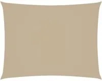 Parasole a Vela Oxford Rettangolare 2,5x3,5 m Beige