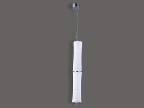 Lampada Led A Sospensione Moderno Forma 2 Canne Bambu Verticale D125X890mm 32W 3000K Dimmerabile Triac Dimmer SKU-3981