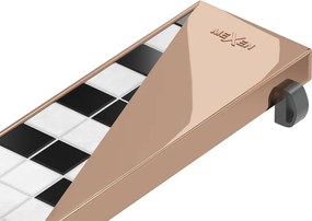 Mexen Flat M13 mascherina 2 in 1 per scarico lineare 60 cm, oro rosa - 1619060
