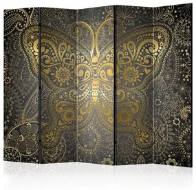 Paravento  Golden Butterfly II [Room Dividers]  Colore Grigio, Dimensioni e Misure 225x172