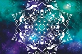 Carta da parati – Mandala moderno con motivo orientale