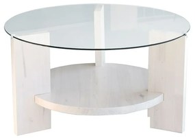 Tavolino rotondo bianco ø 75 cm Mondo - Neostill