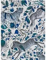 Clarke & Clarke Carta da parati Protea - Blue
