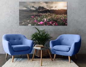 Quadro su tela – Prato di fiori in fiore