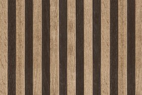 Carta da parati – Imitazione legno bicolore