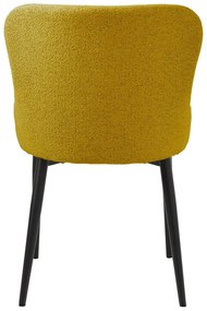 Sedia da pranzo gialla Ontario - Unique Furniture