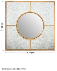 Specchio da parete 70x70 cm Zariah - Premier Housewares