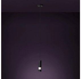 Eglo 39705 - Lampadario LED a sospensione con filo BERNABETA 1xGU10/4,6W/230V nero