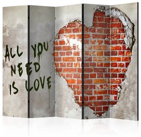 Paravento Love is all you need II [Room Dividers]