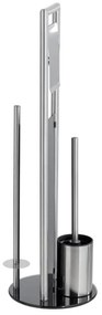 WENKO 24981800 - Set WC RAVINA 20x70 cm acciaio inossidabile/argento