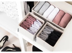 Set di 3 organizer per cassetti beige - Bigso Box of Sweden