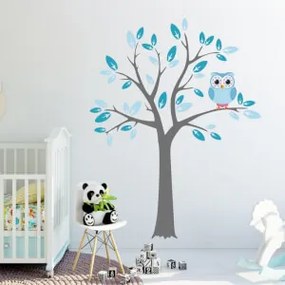 Adesivo - Albero con gufetto I. | Inspio
