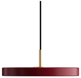 Lampada a sospensione a LED rossa con paralume in metallo ø 31 cm Asteria Mini - UMAGE