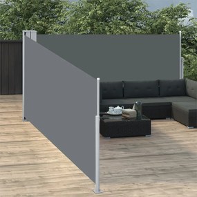 Tenda Da Sole Laterale Retrattile Antracite 100x1000 Cm /